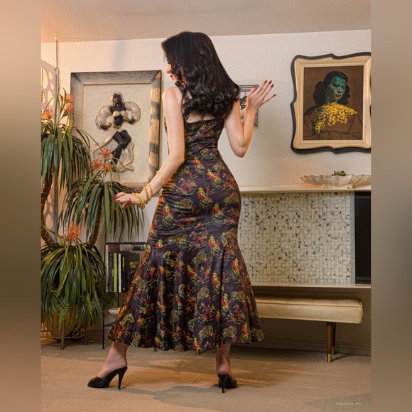 WILD TIGER DRESS Strapless Dress - Picture 2 of 5